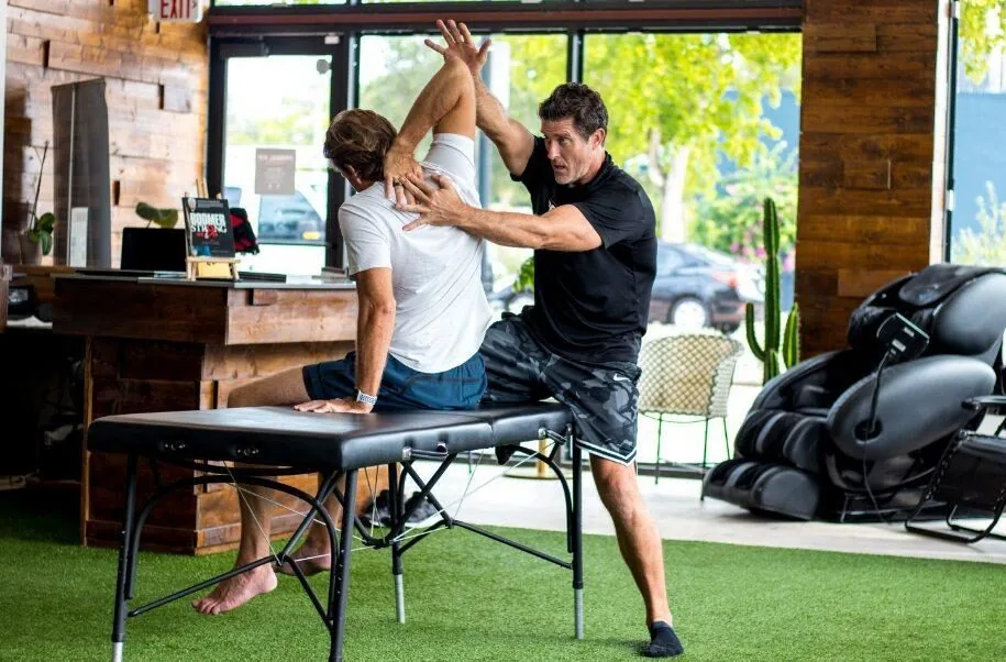 Fascial Stretch Therapy session at Primal Fit Miami