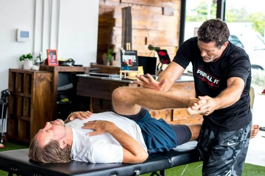 One hour guided stretch therapy session