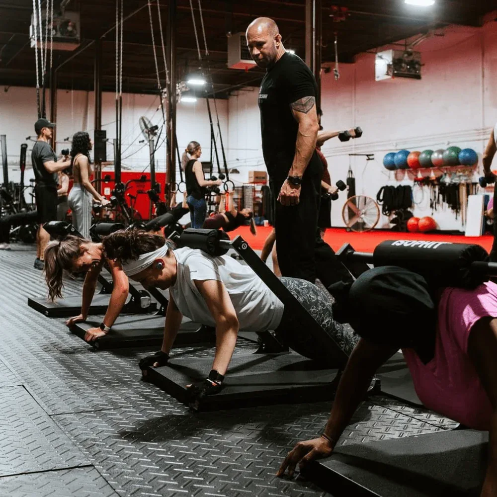 Primal Fit coach working with a small group