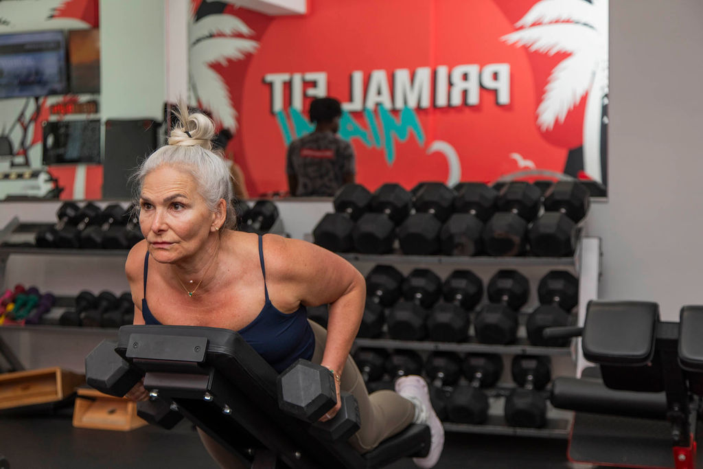 Miami strength training class